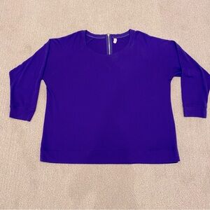 Purple Lightweight Active Sweatshirt - Size 3X